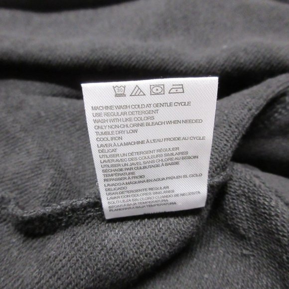 H by Halston Studio black French terry drop shoulder‎ pullover sweatshirt XL - Picture 8 of 12